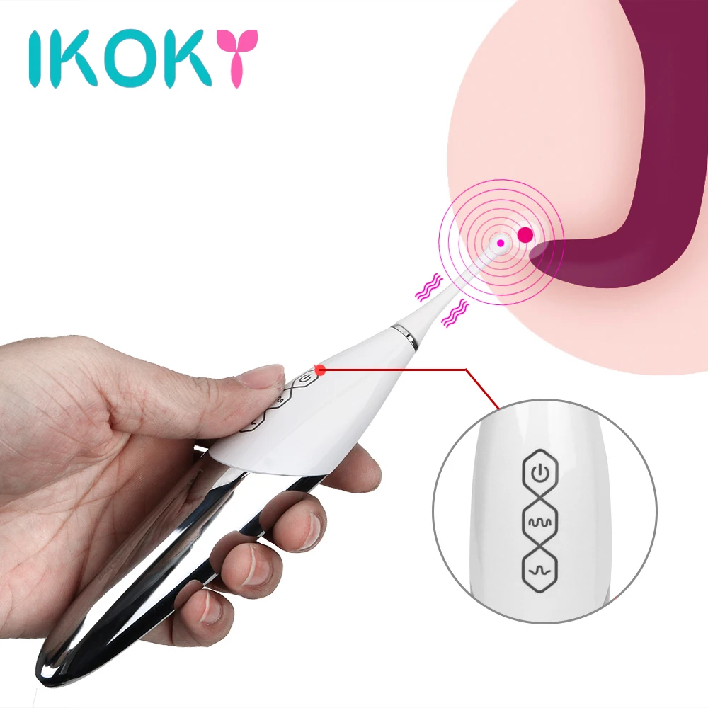 Стимулятор клитора IKOKY 10 режимов высокочастотный вибратор интимные игрушки для