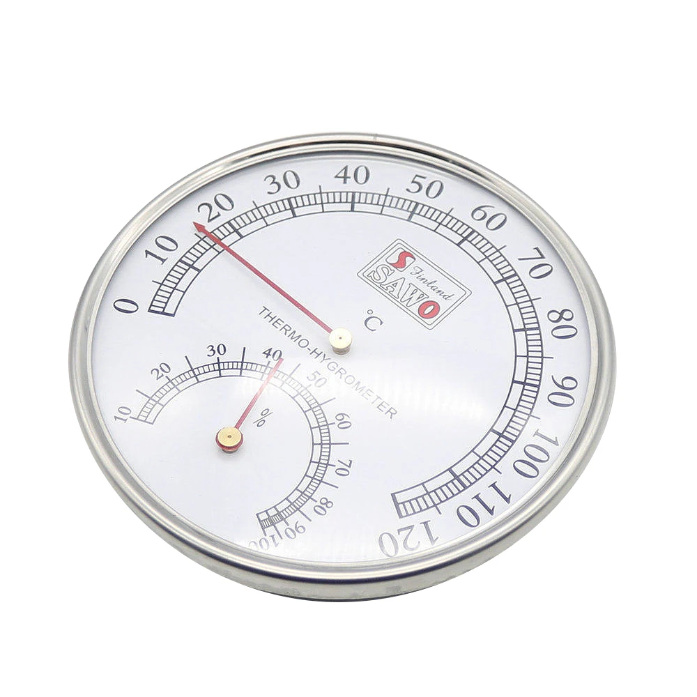 Термометр для сауны, металлический чехол, термометр для паровой сауны, гигрометр для ванны и сауны, для использования в помещении и на открытом воздухе