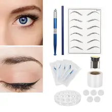 Ручка для татуажа, медицинский класс, нержавеющая сталь, пигмент для татуажа, татуировка, практика, макияж кожи, набор инструментов для начинающих, Профессиональное использование