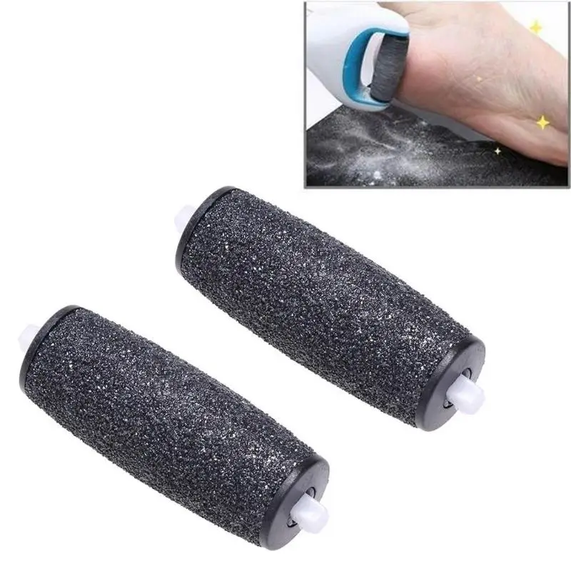

2pcs NEW Foot care tool Heads Pedi Hard Skin Remover Refills Replacement Rollers For Scholls File Feet care Tools