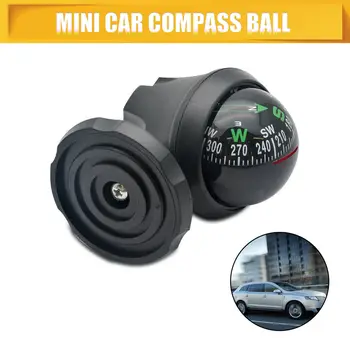 

Mini Flexible Navigation Car Mount Adhesive Compass Ball Dashboard Dash Boat