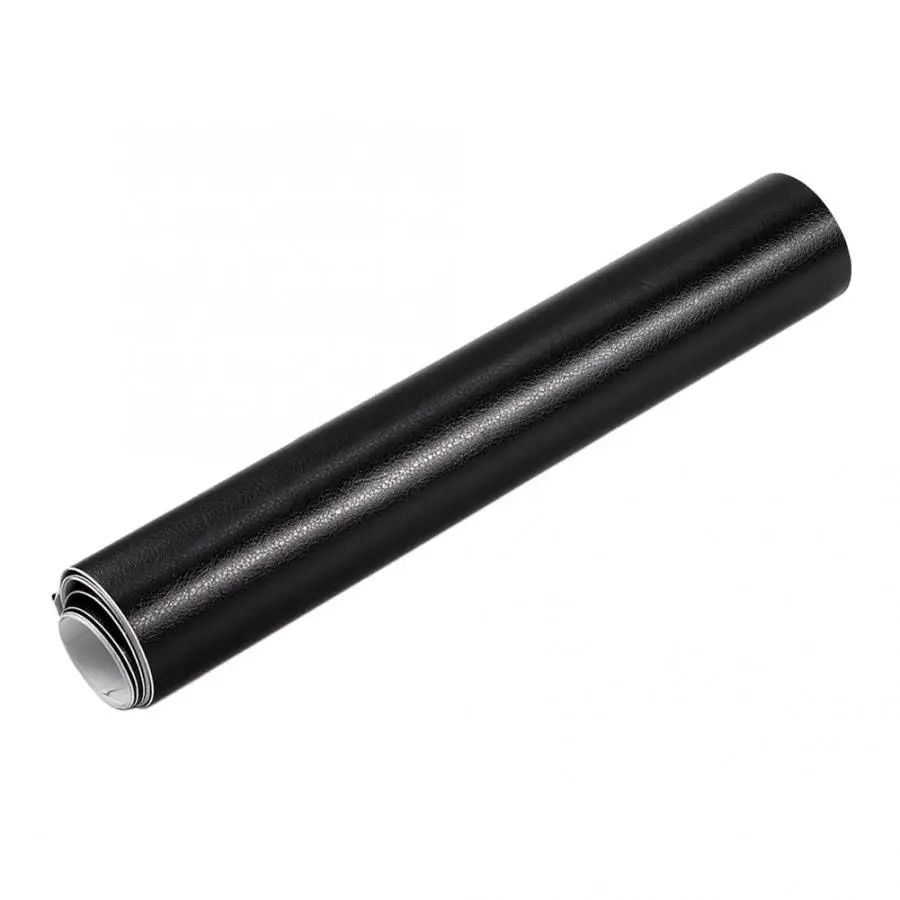 

Automotive Trim Quality Auto Laminated Leather Stripe Sticker Decor Furniture DIY Film Wrap Black 30*200cm