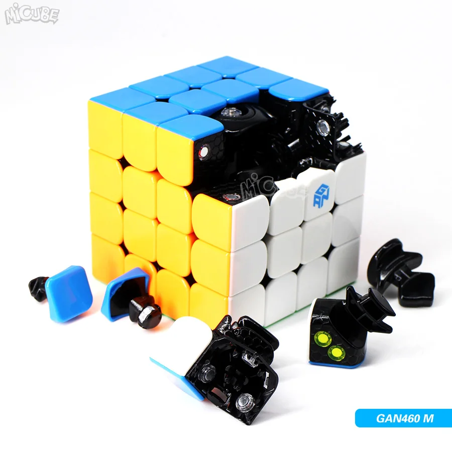 Магнитный куб Gan Magic speed Cube 2x2x2 3x3x3 4x4x4 GAN 356 Air SM 354M 460M 249 v2 M 356x Stikerelss Magnetc