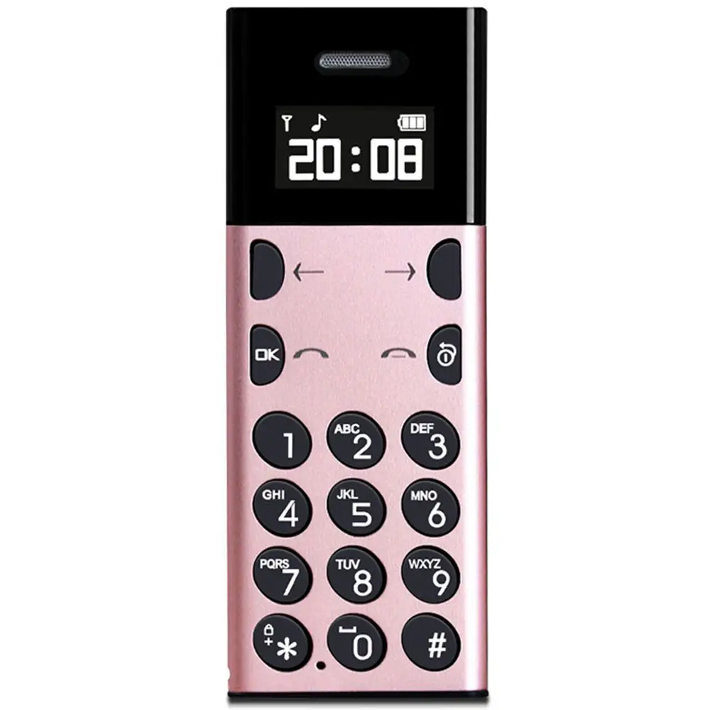 Новый AEKU A5 2G многофункциональный мобильный телефон 0 96 дюйма MTK6261D 32 Мб