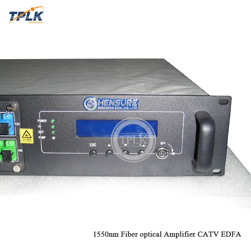 Алиэкспресс Лидер продаж CATV EDFA 16 портов 16/17/23dbm оптический усилитель 16 портов WDM EDFA FTTH оптический высокой мощности 1550nm 23dbm 2U