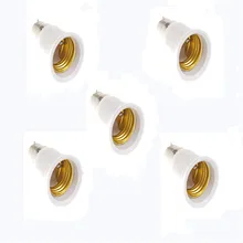 CLAITE 5 шт. B22 для E27 фитинг для лампы адаптер конвертер для дома патрон для лампочки адаптер Светодиодный кукурузная лампа RGB прожектор лампы