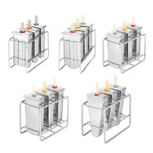 Леденец плесень 304 нержавеющая сталь мороженое эскимо плесень с 3 отсеками высокого качества и прочный Dropshopping