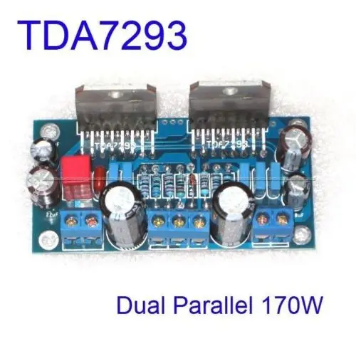 

DYKB TDA7293 Amplifier Dual Parallel 170W BTL Mono Audio Power Amplifier AMP Board Assembled