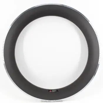

1Pcs New 700C 80mm clincher rim Road bike matt 3K carbon fibre bicycle wheels rims with aluminum alloy brake surface Free ship