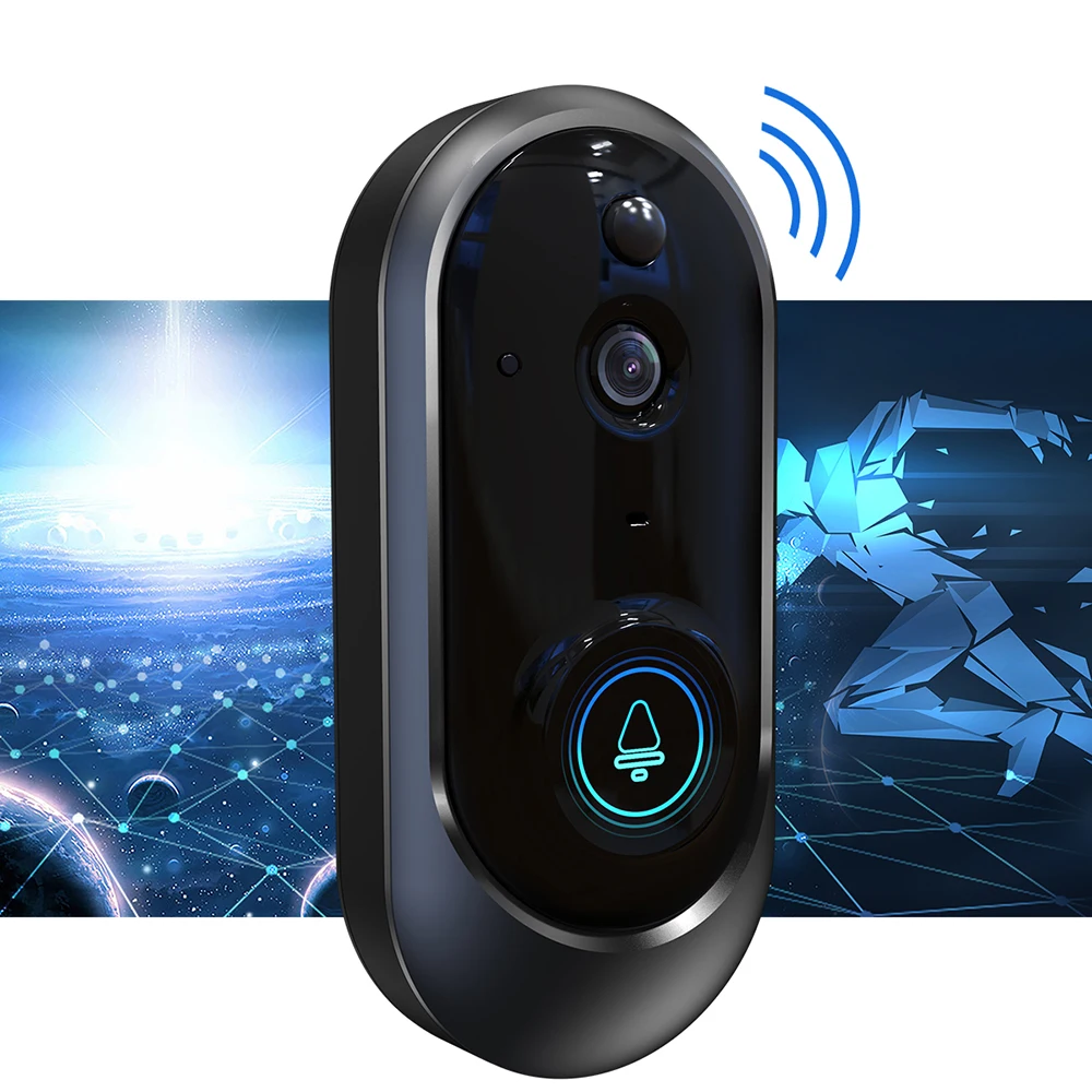 

Smart Wireless WiFi Doorbell HD Camera IR Video Phone Intercom Home Security