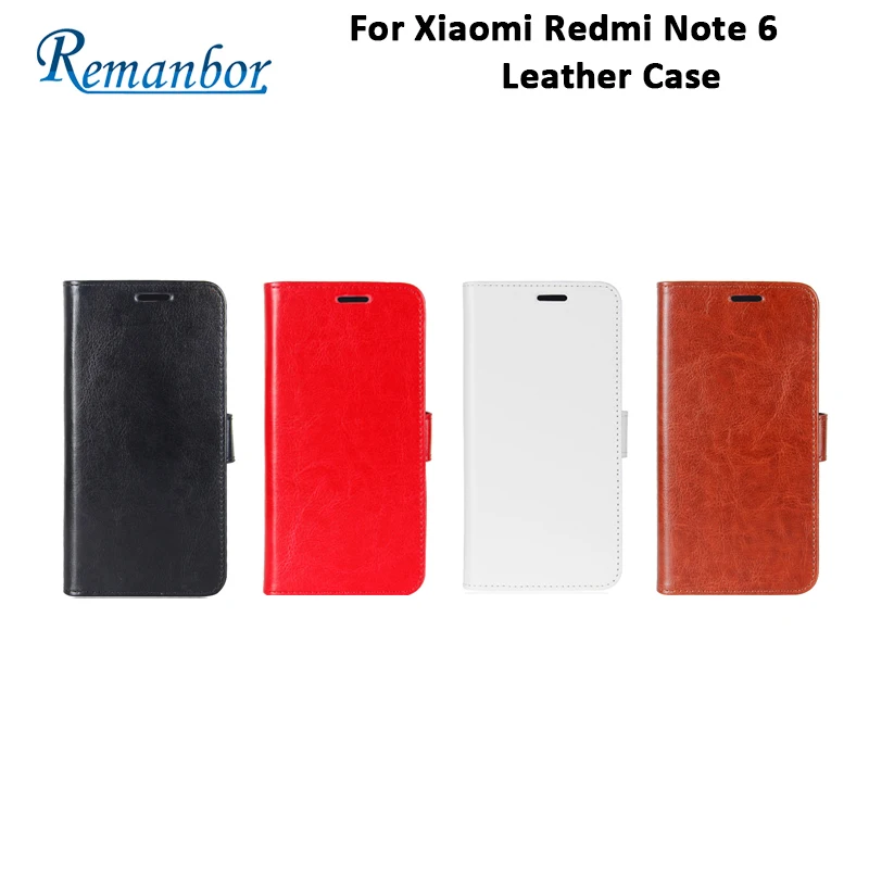 Remanbor для Xiaomi Redmi Note 6 Чехол из искусственной кожи с защелкой сумка телефона