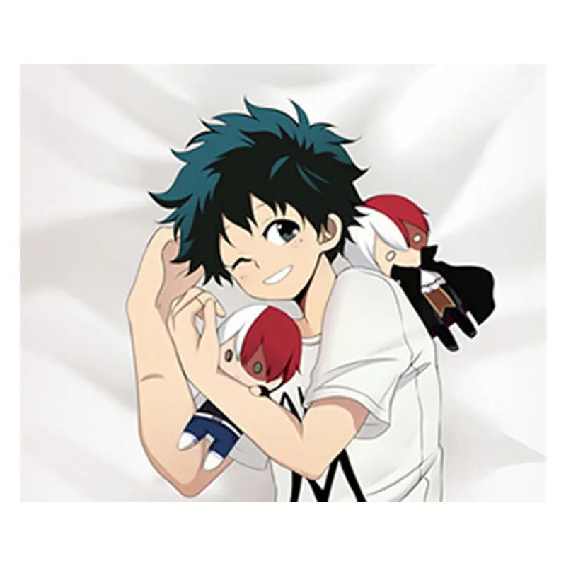 OHCOMICS 150x50 см аниме мой герой Academy Midoriya Todoroki Shoto Подушка Слип наволочка Чехол на