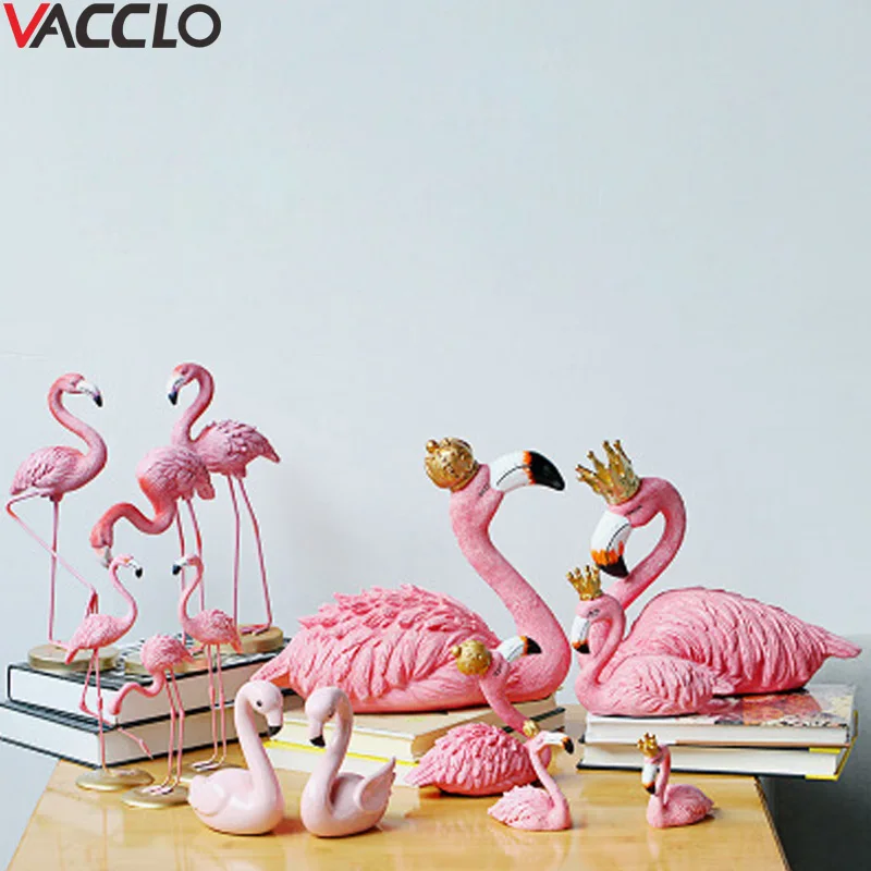 

Vacclo 1pc ins Creative House Decoration Flamingo Ornament for The Wedding Gift Birthday Party Weeding Decoration Party Supplies