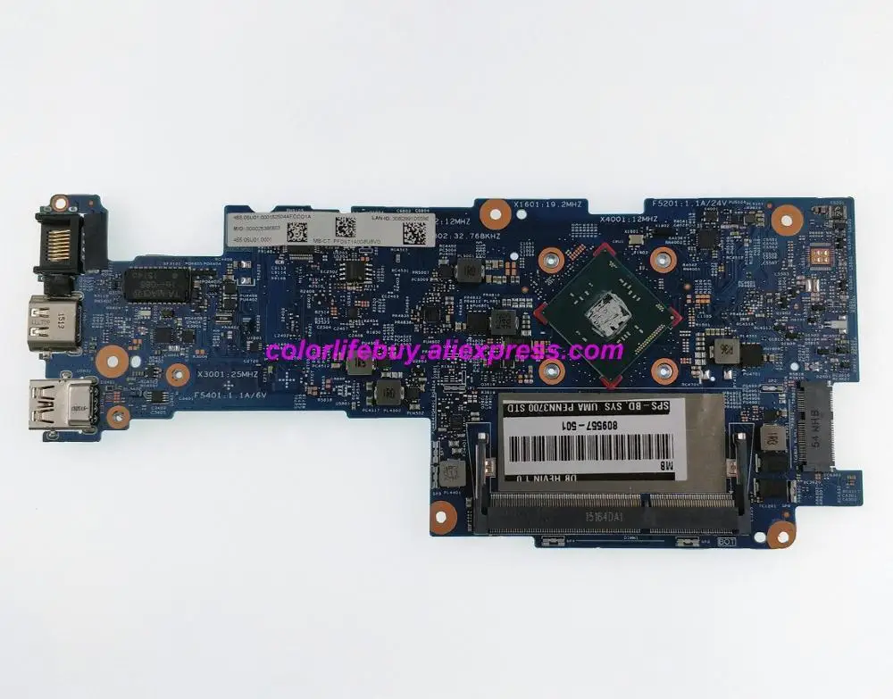 

Genuine 809557-501 809557-001 UMA w PenN3700 Laptop Motherboard for HP Pavilion x360 Convertible 11 11-K 11T-K000 Notebook PC