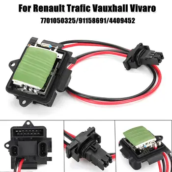 

Heater Motor Blower Resistor 7701050325 4409452 91158691 for Renault Trafic for Vauxhall Opel Vivaro 2001-2014