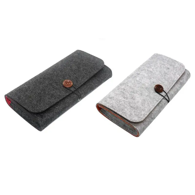 

ALLOYSEED Portable Hard Felt Storage Bag Case Carrying Case for Switch Console Accessories High Quality