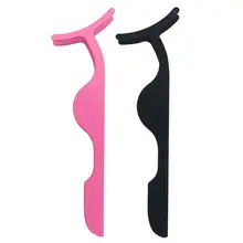 1pcs False Eyelash Tweezers Eyelashes Special Tweezers Eyelash Extension Curler Nipper Auxiliary Clip Clamp Makeup Forceps Tools