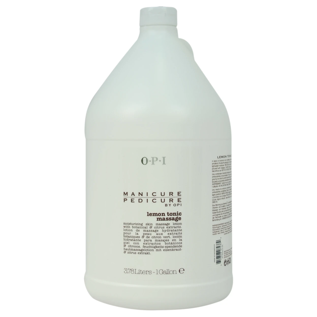 Manicure Pedicure Lemon Tonic Massage by OPI for Unisex 1 Gallon Lotionin Massage & Relaxation