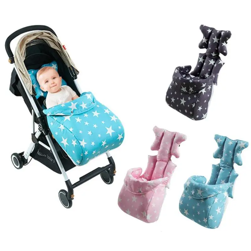 

Baby Stroller Foot Muff Cushion Set Windproof Warm Autumn Winter Toddler Infant Carriage Sleeping Bag stroller accessories A2