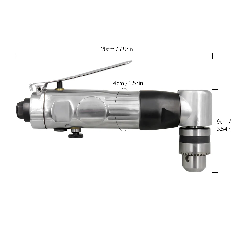 Пневматическая дрель 1500 об/мин 3/" пневматическая дрель Реверсивный поворот под прямым углом пневматический сверлильный станок инструмент для сверления отверстий