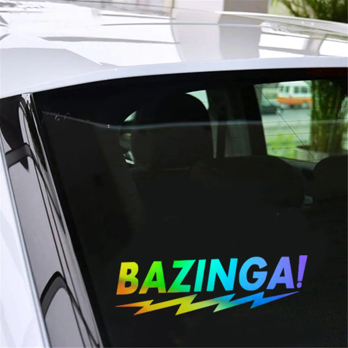 BAZINGA Humour линии стены дома автомобиля стикер стекло окна ноутбука Авто Грузовик