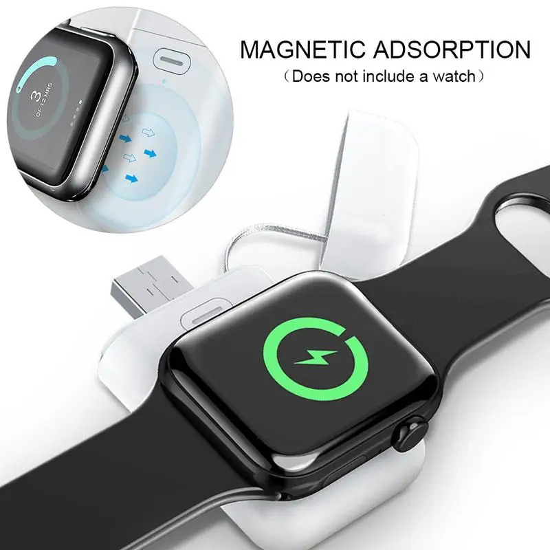 Беспроводное зарядное устройство power Bank для IWatch 1 2 3 4 портативное беспроводное