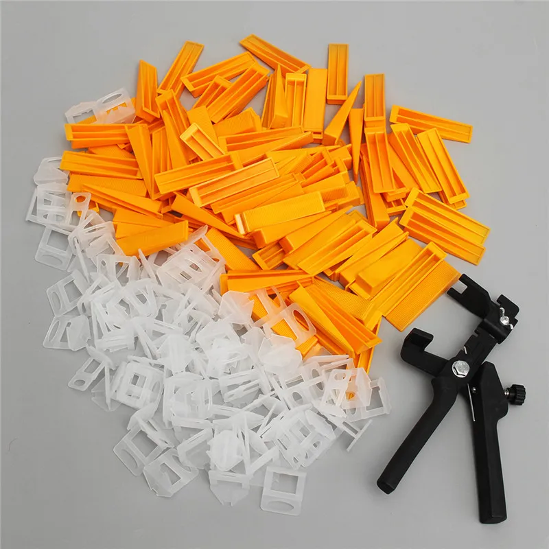 

201PCS 2mm Tile Leveling System Kit 100 Wedges + 100 Clips + Plier Tiling Spacer Floor Raimondi Tiling Locator Installation Tool