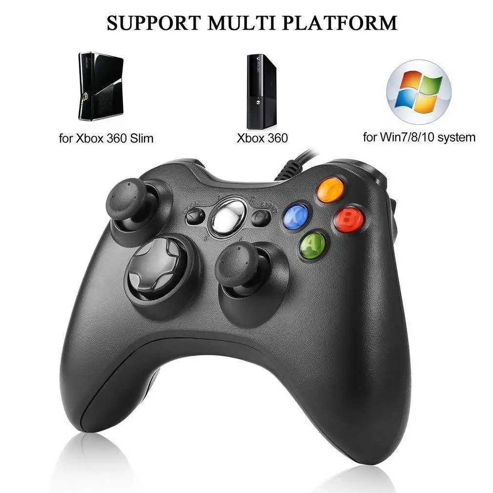 Геймпад FORNORM для Xbox 360 проводной джойстик XBOX геймпад ПК контроллер Windows 7 8