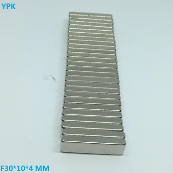

50pcs/lot N35 Rectangular magnet 30*10*4mm Super Strong Neodymium magnet 30MM X10MM X 4MM NdFeB magnets 30X10X4