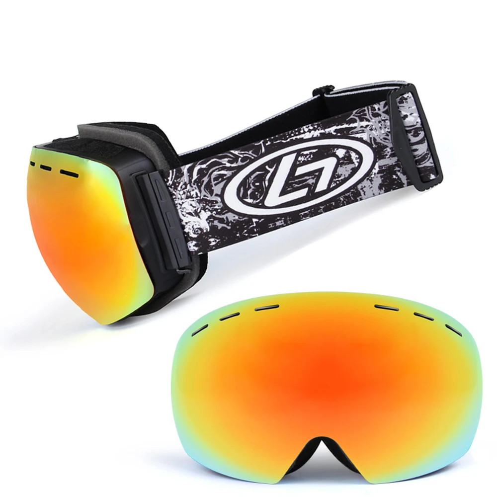Anti fogging Goggle Skiing UV400 Protective Goggles OTG Goggles