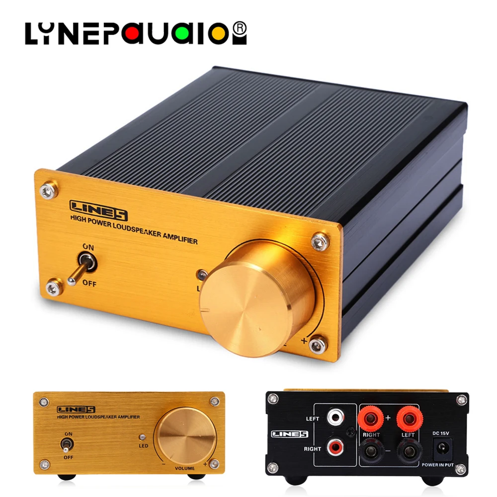 LINEPAUDIO 100W Digital Power Amplifier Home Audio Stereos HiFi 2