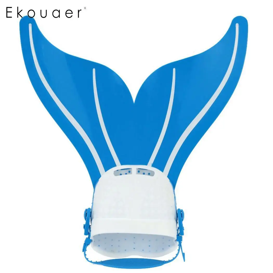 15 крючков монофина для Русалочки ласты на ремешке детей петлях плавники