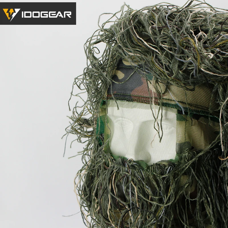 IDO GEAR Ghillie костюм для охоты одежда джунглей Bionic 3D снайперский поезд леса