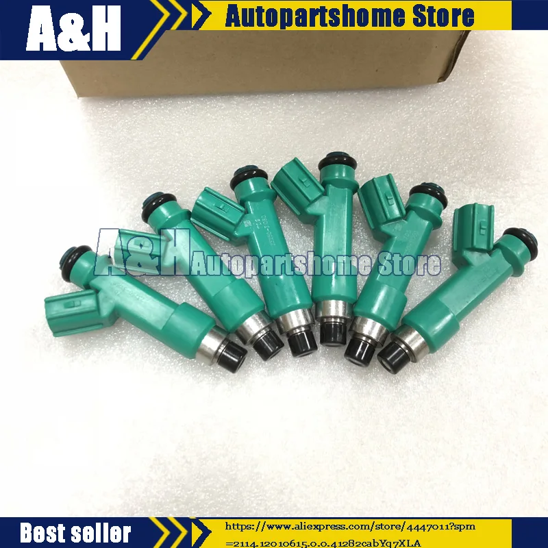 6x Топливные форсунки 23250 31060 23209 39075 подходят для Toyota 4runner Tundra 1GRFE FJ Cruiser