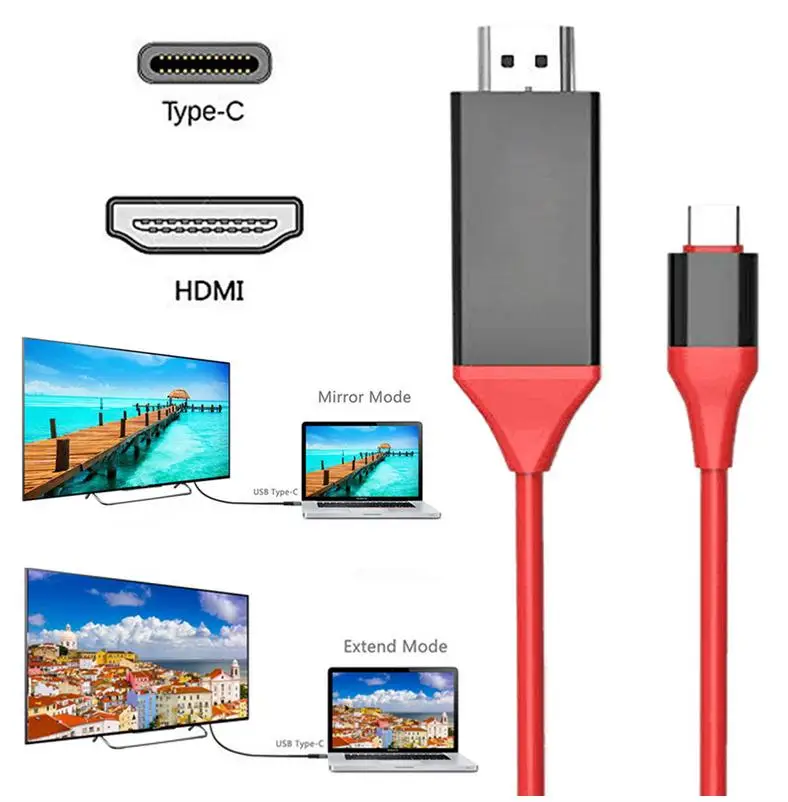 

USB-C Type C to HDMI 4K Cable HDTV TV Digital AV Adapter for Android Samsung LG