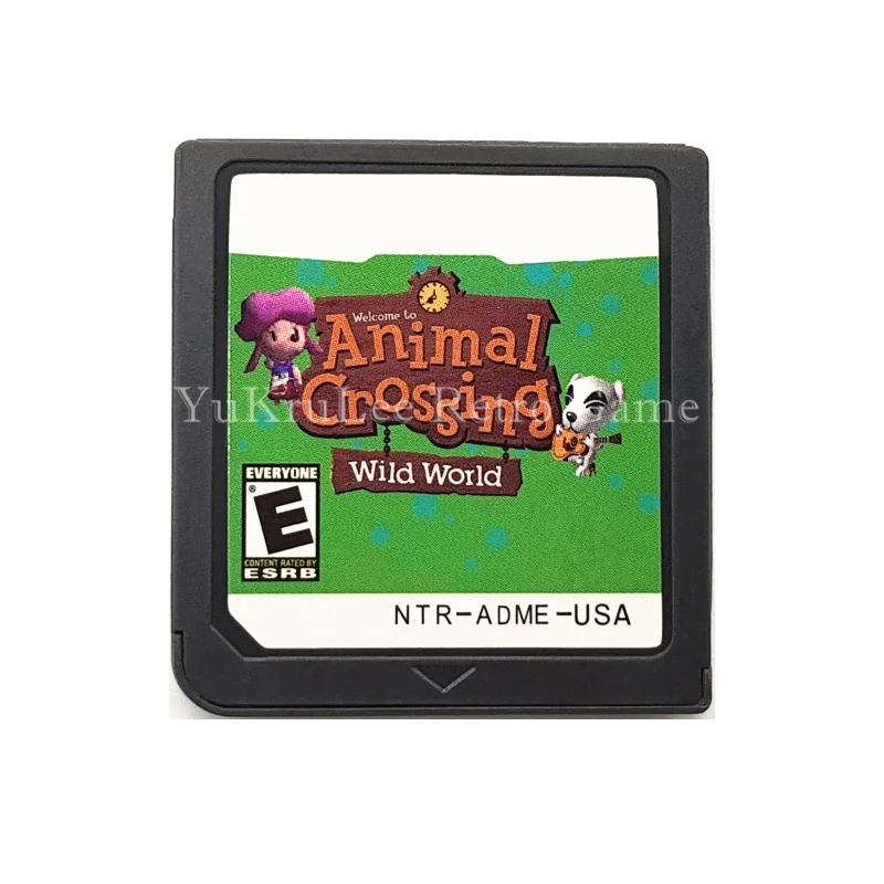 

Animal Crossing Wild World Video Game Cartridge Card English Language US Version