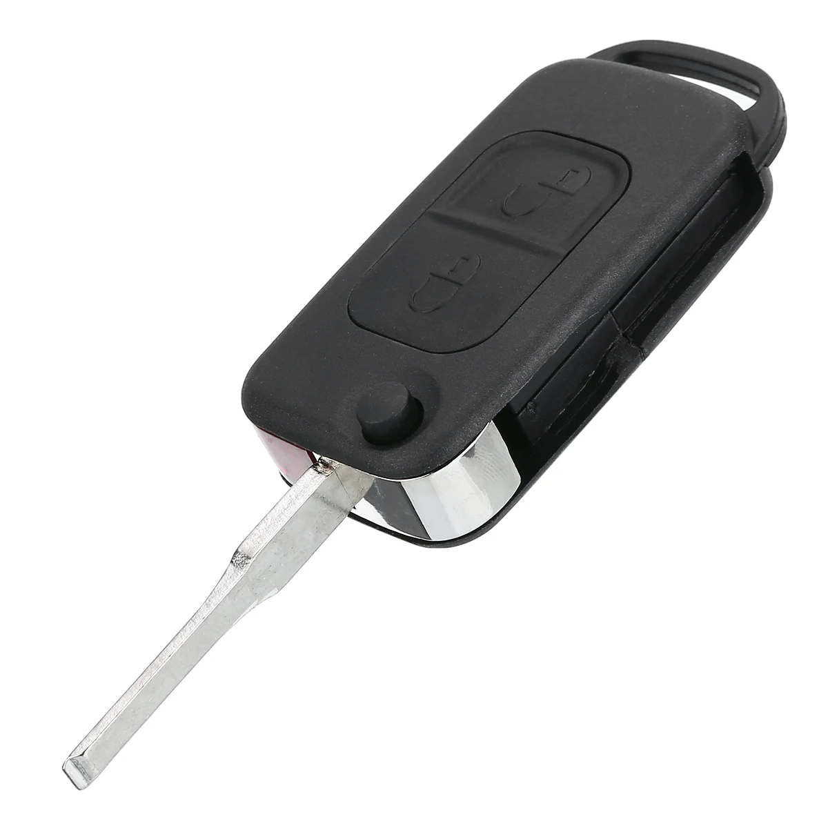 

Mayitr 1pc 2 Button Car Key Shell Folding Design Flip Remote Key Fob Case Shell For Mercedes Benz W168 W202 W203 W210 W461
