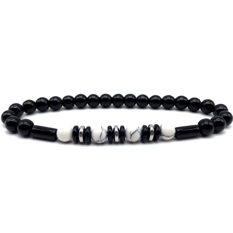 

2019 New Fashion Design Men Women Bracelet Classic Simple 8 Styles Natural Stone Beads Bracelets For Male Female Jewelry Gifts