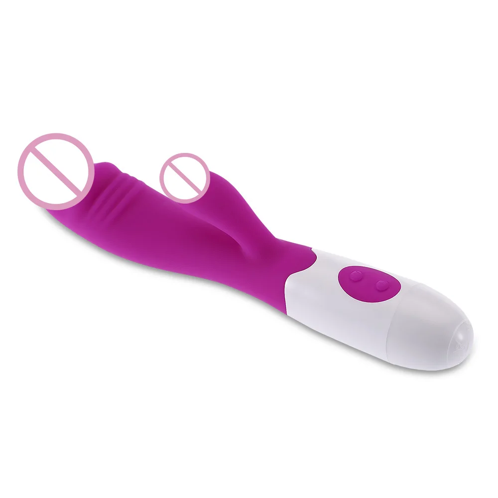 Силиконовые 30 скоростей вибратор двойные двигатели ударопрочная G spot Массажер