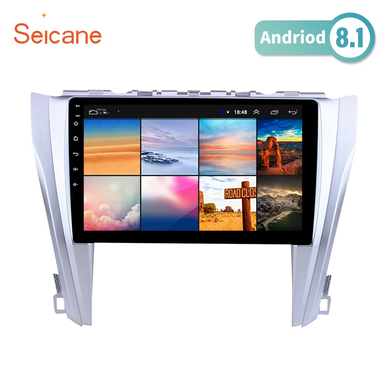 Seicane 10 1 дюймов Android 8 GPS навигационная система Радио для 2015 2016 2017 Toyota Camry рулевое