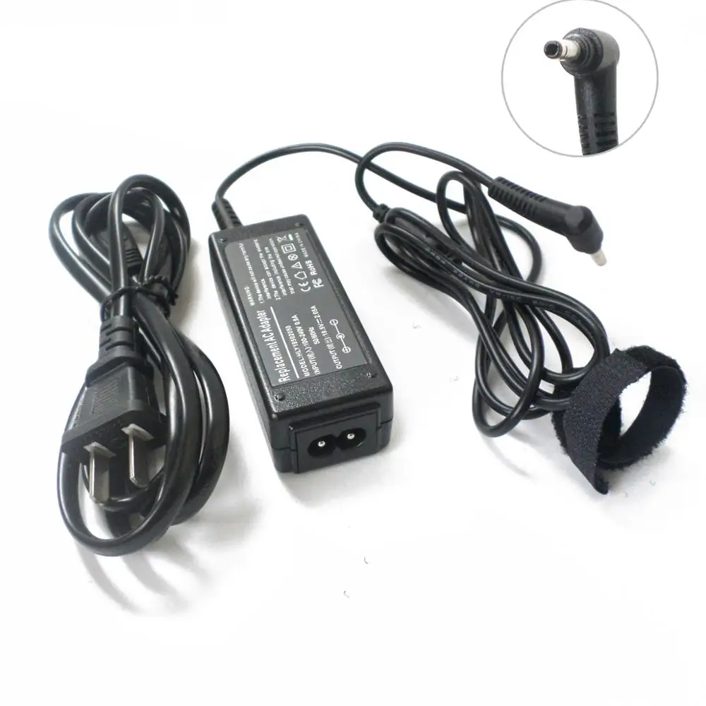 Адаптер питания переменного тока для HP Mini 210-1010CA 210-1018 210-1100 210-2070NR 2102 1030 1035NR 1033