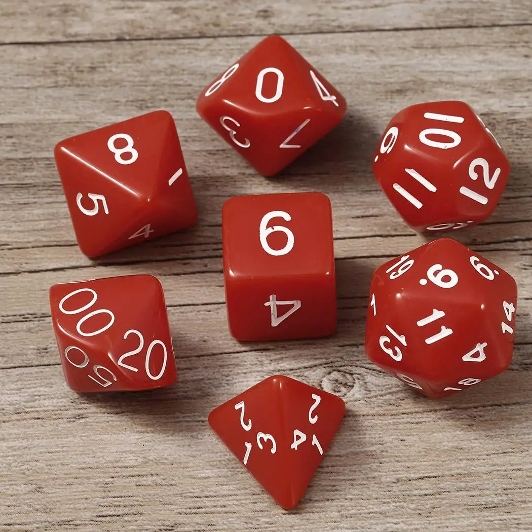 7 Die фестиваль многогранный перламутровый блеск Подземелья и Драконы GameDice набор