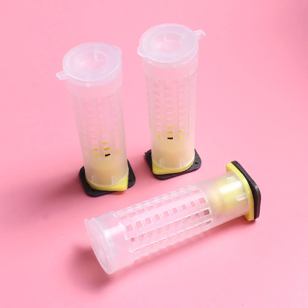 

10pcs Anti-Bite Bee Queen Cage Protection Cover bee cage Cover Multi-Functional Cage Bee Equipment Beekeeping Tools