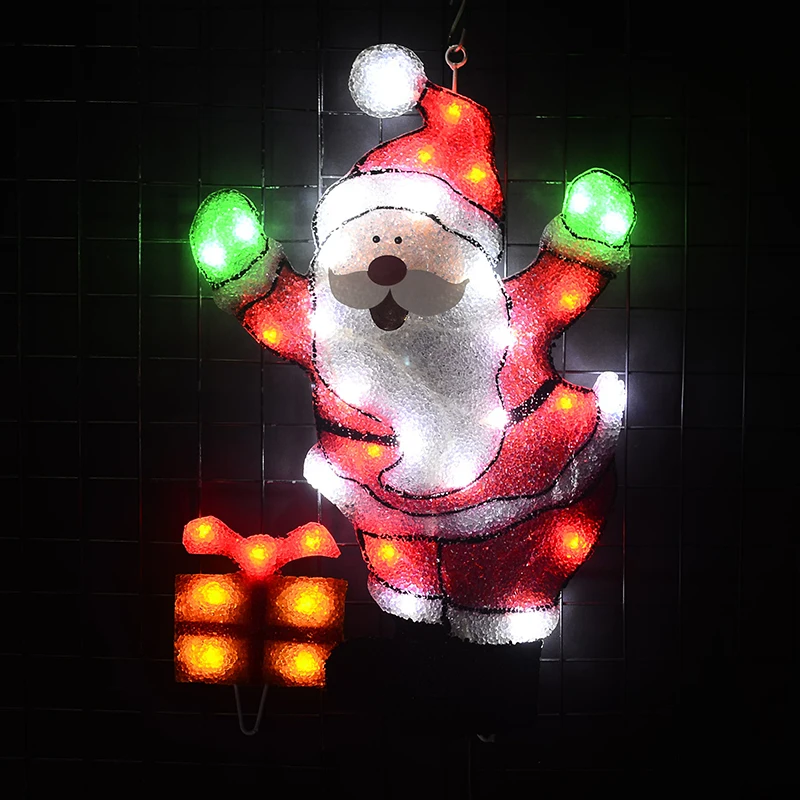 24V festival lights EVA Santa clause 21 in. Высокий Декор для дома Рождественский свет декор сада