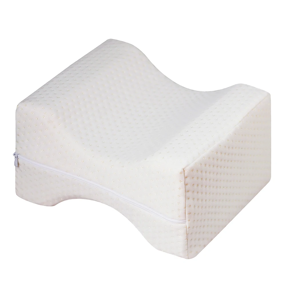

Orthopedic Memory Foam Knee Wedge Pillow Thigh Leg Pad Support Cushion Memory foam Home Textile with Zipper for Home Hotel