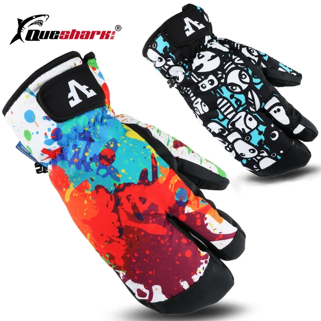 US $14.62 Winter Warm Snowboarding Ski Gloves Men Women Kids Snow Mittens Waterproof Cycling Skiing Snowmobil