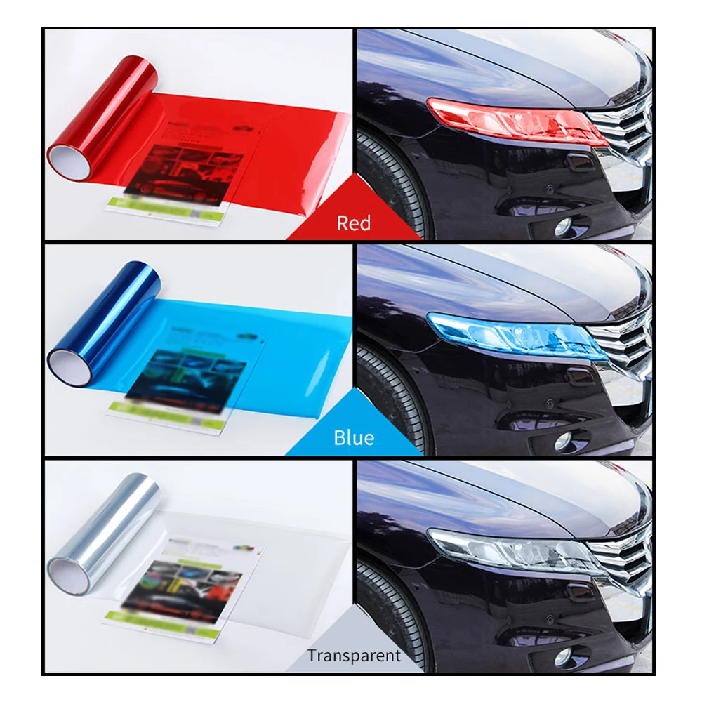 

Car-Styling Auto Car Light Headlight Taillight Tint Styling Waterproof Protective PVC Film Sticker Car Accessories