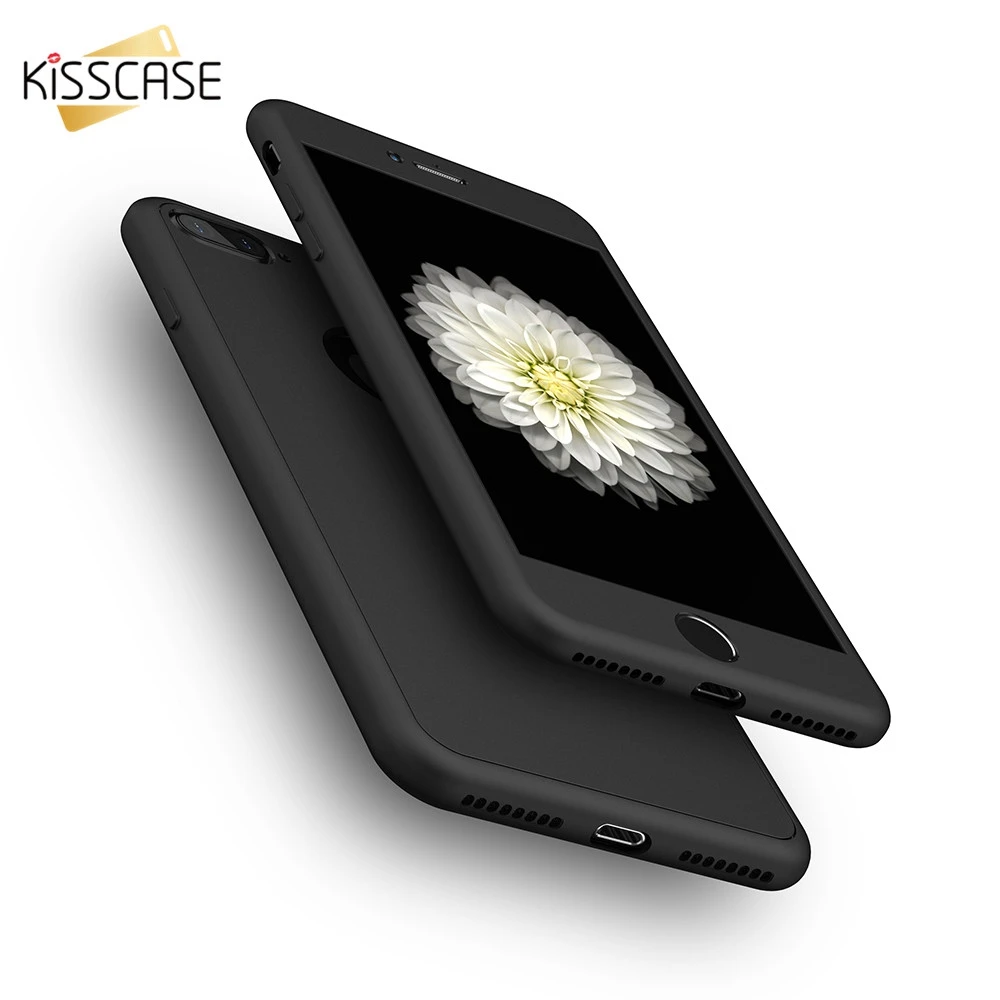 Мягкий чехол KISSCASE Candy на 360 градусов для iPhone 8 7 6s 6 силиконовый Plus Fundas |