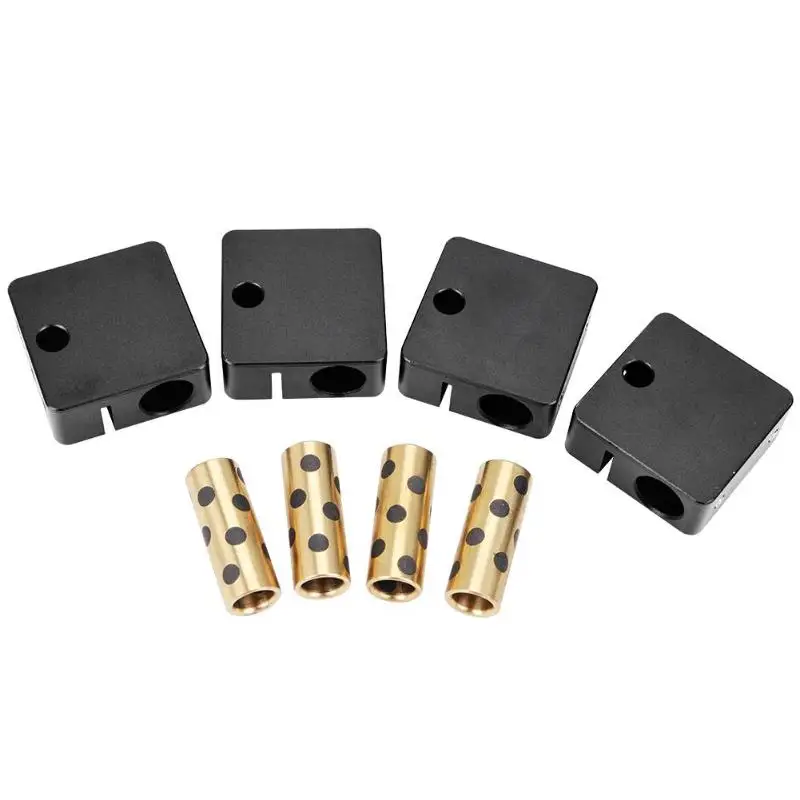 

ALLOYSEED 3D Printer Aluminum Alloy Synchronous Belt Slider Cross Block Graphite Copper Sleeve for UM3 Ultimaker 2