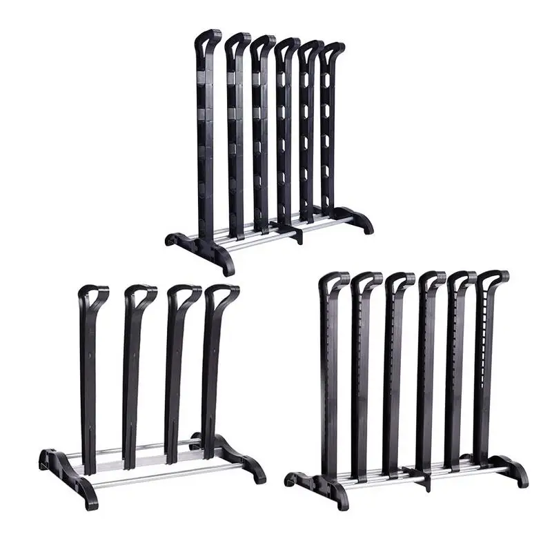 Boot Rack For 3 Pairs Of Tall Boots Boot Organizer Black Free Standing Boot Rack For Closets Outdoor Entryway
